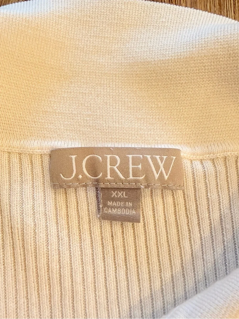 J Crew TENCEL™ lyocell-blend short-sleeve polo shirt Women’s Size 2XL XXL Preppy